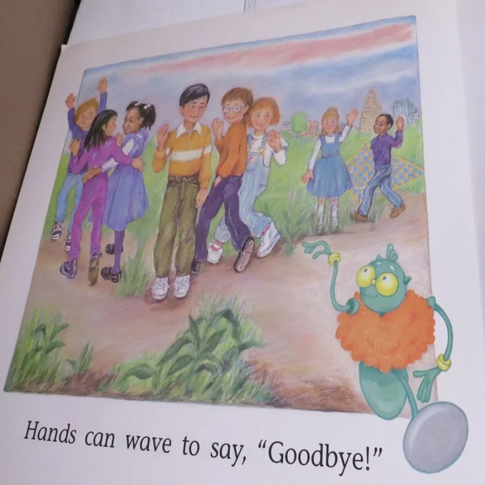 Marcia Vaughan hands big